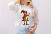 Vintage Noel Retro Christmas Bundle, an Illustration by SVGArt (Thumbnail 6 of 8)