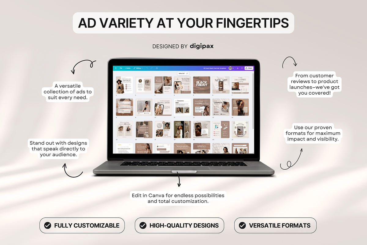 30 Coach Static Ad Templates Meta, a Social Media Template by DigiPax (Photo 9 of 10)