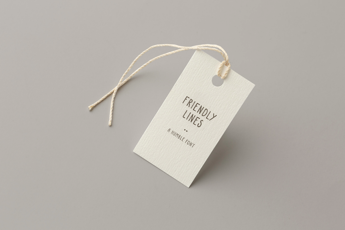 Friendly Lines - Quirky Font, a Sans Serif Font by Alice Engren (Photo 4 of 9)