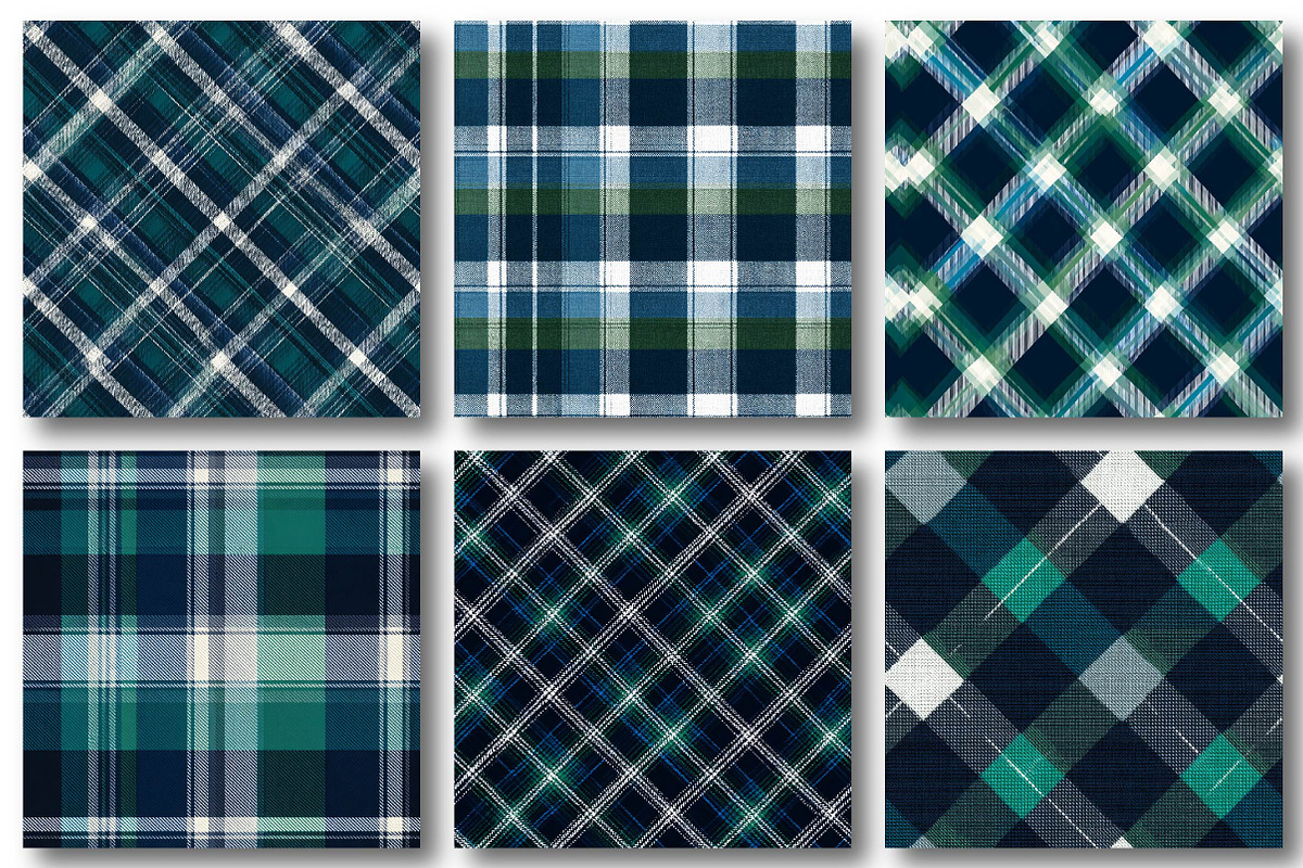 Flannel Shirt Patterns, an Illustration by PixelShop