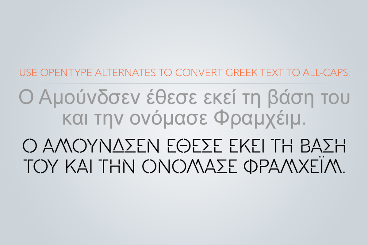 Fram Font Family preview 4