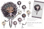 Cute Halloween Zombies Mega Bundle, a Seasonal Illustration by KaramfilaS (Thumbnail 4 of 15)