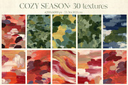 Fall painted abstract background, a Background Graphic by Yuliya Derbisheva (Thumbnail 8 of 17)