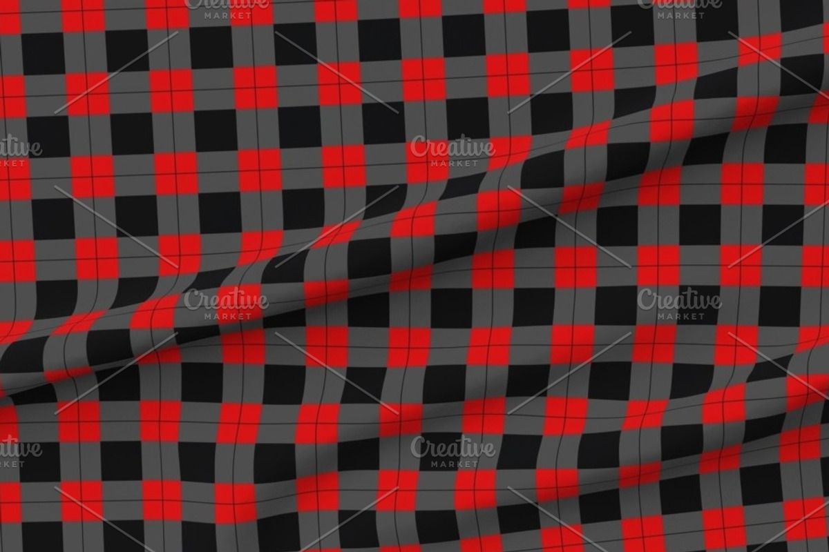 Classic Christmas Patterns Gingham, a Pattern Graphic by faeDesign (Photo 12 of 14)
