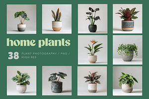 Home Plants, a Nature Photo by Typedreams.site