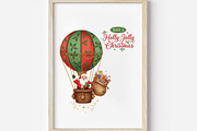 Have a Holly Jolly Christmas, Retro, an Illustration by DreamArtGraphic (Thumbnail 2 of 5)