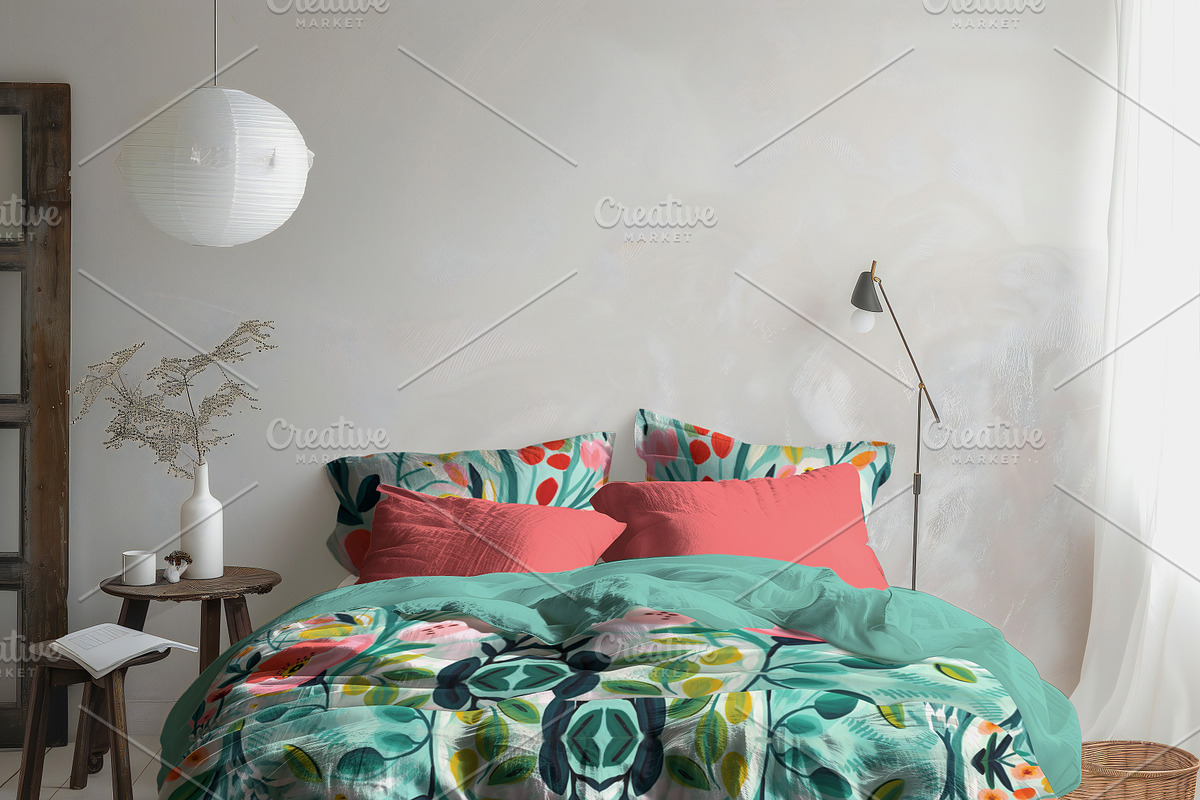 Bedding Set  Mockup, a Product Mockup by Nora Gad (Photo 6 of 13)