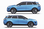 Luxury Compact SUV Wrap Mockup Set, a Product Mockup by Halal Graphic Studio (Thumbnail 9 of 15)