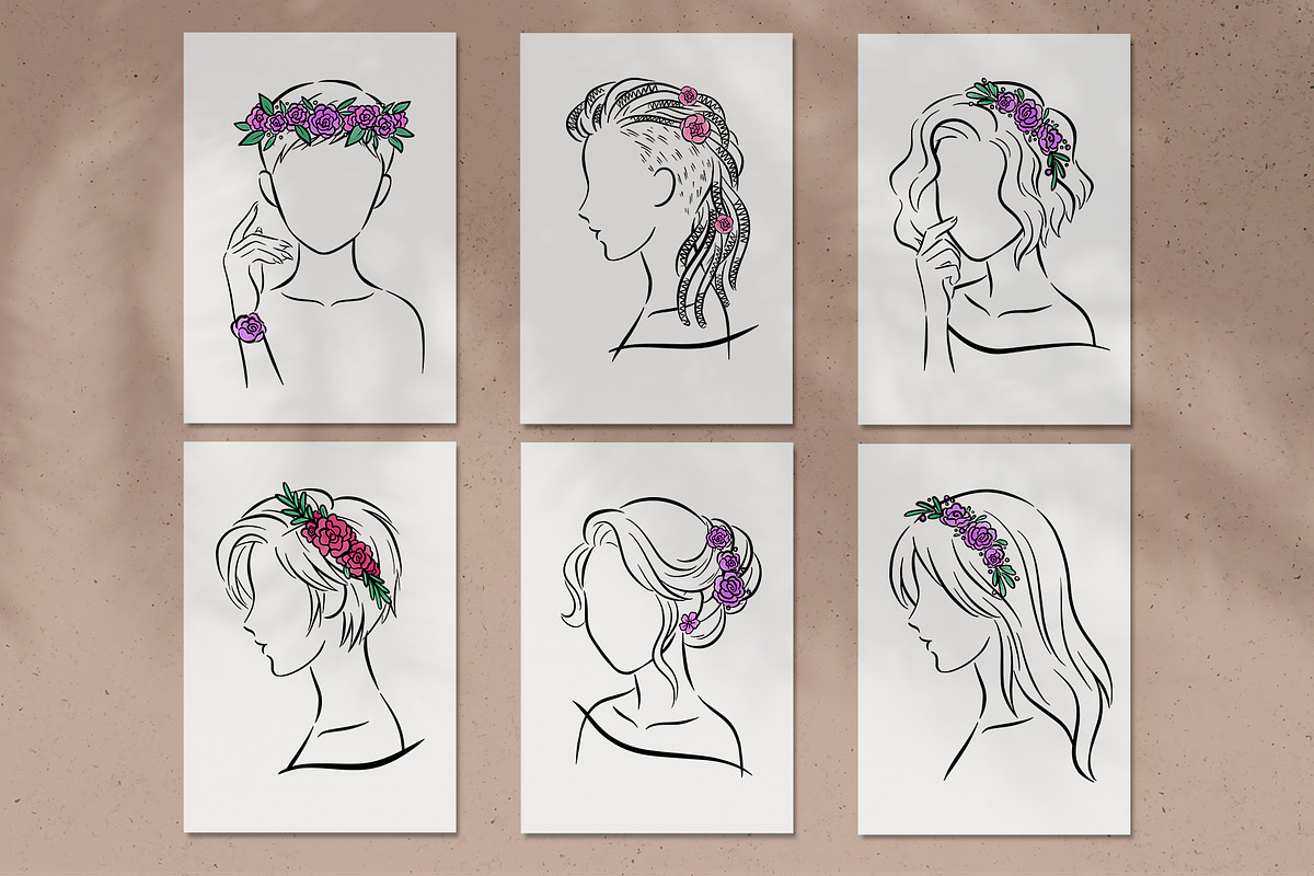 Female Beauty:Line Art Illustrations, a Person Illustration by Greywitch_Lola (Photo 8 of 11)