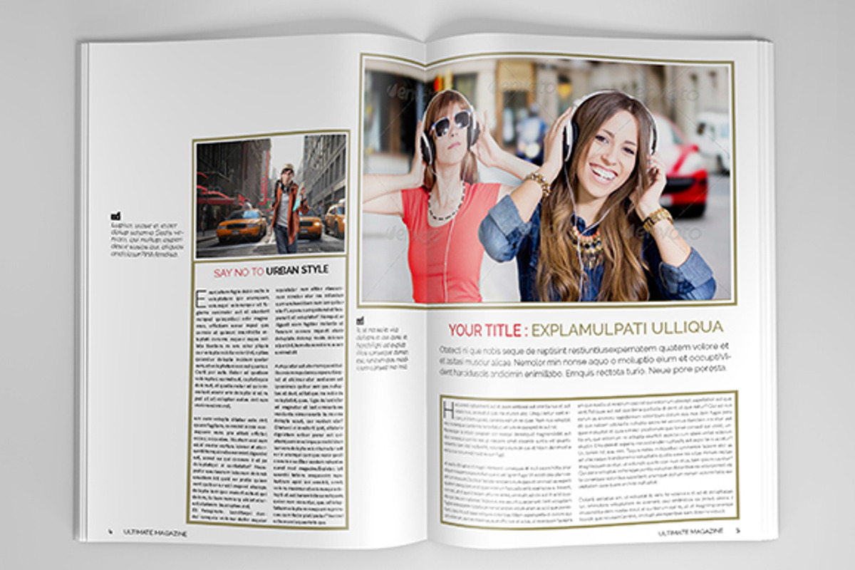 Ultimate Magazine Template, a Magazine Template by DesignCorner (Photo 3 of 5)