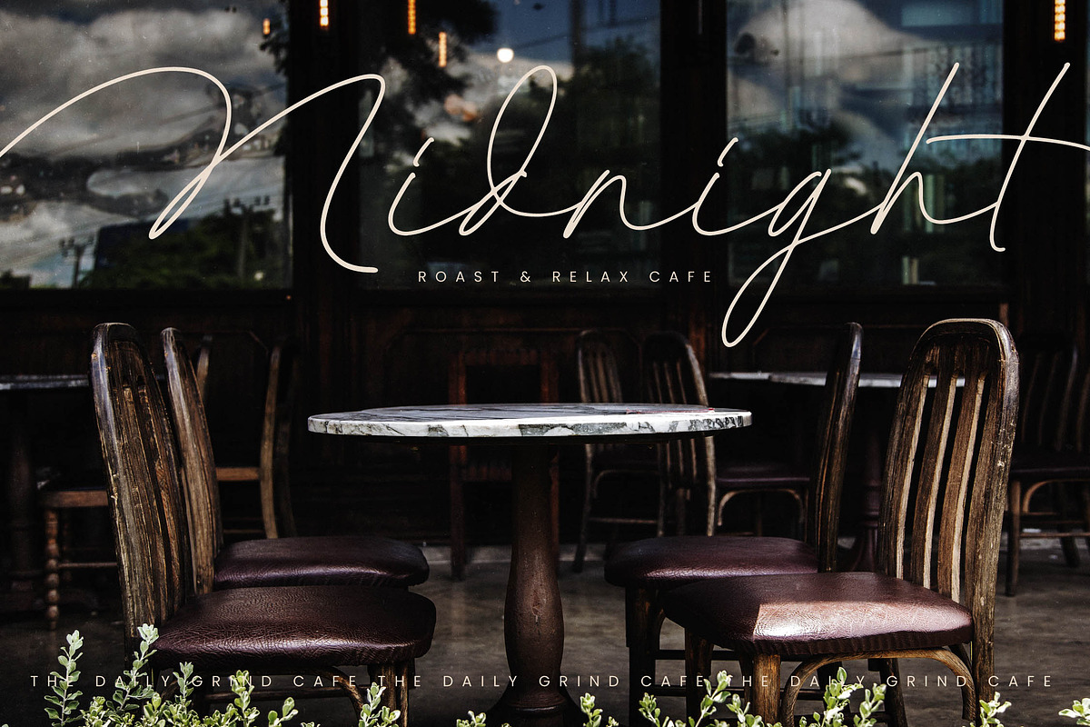Radionte Heritage Monoline Signature, a Script Font by Letterena Studios Script (Photo 11 of 15)