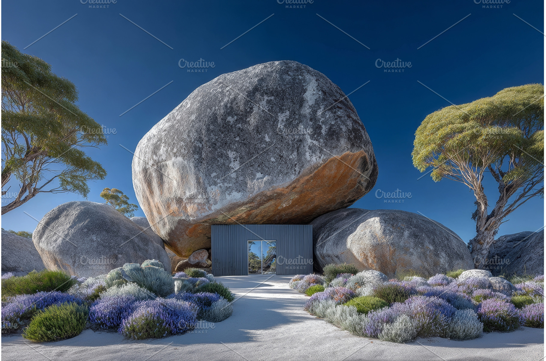 The large rock situated atop Cypress, a Nature Photo by ZinetroN