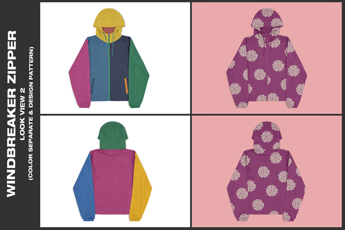 Windbreaker Zipper - Mockup, a Hoody Mockup by DaldSgh (Photo 5 of 13)