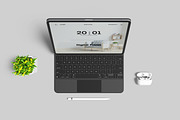 M1 Pad Pro With Keyboard Mockup, an iPad Mockup by mahremdesign (Thumbnail 6 of 8)