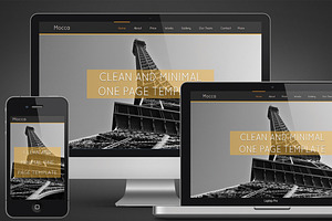 Mocca Onepage Clean Template