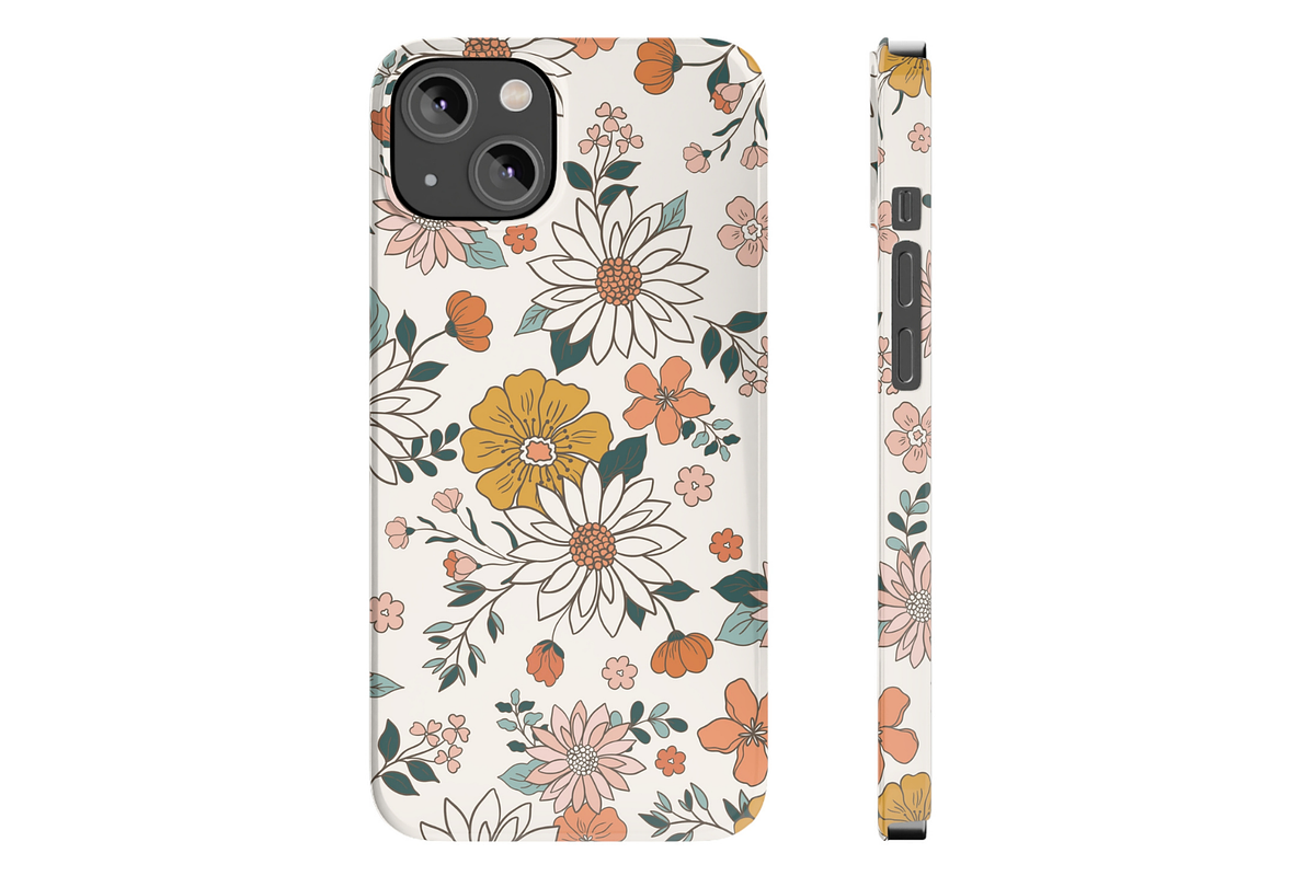 Retro Flowers Pattern Wallpaper, a Pattern Graphic by KA7-Designs (Photo 7 of 7)