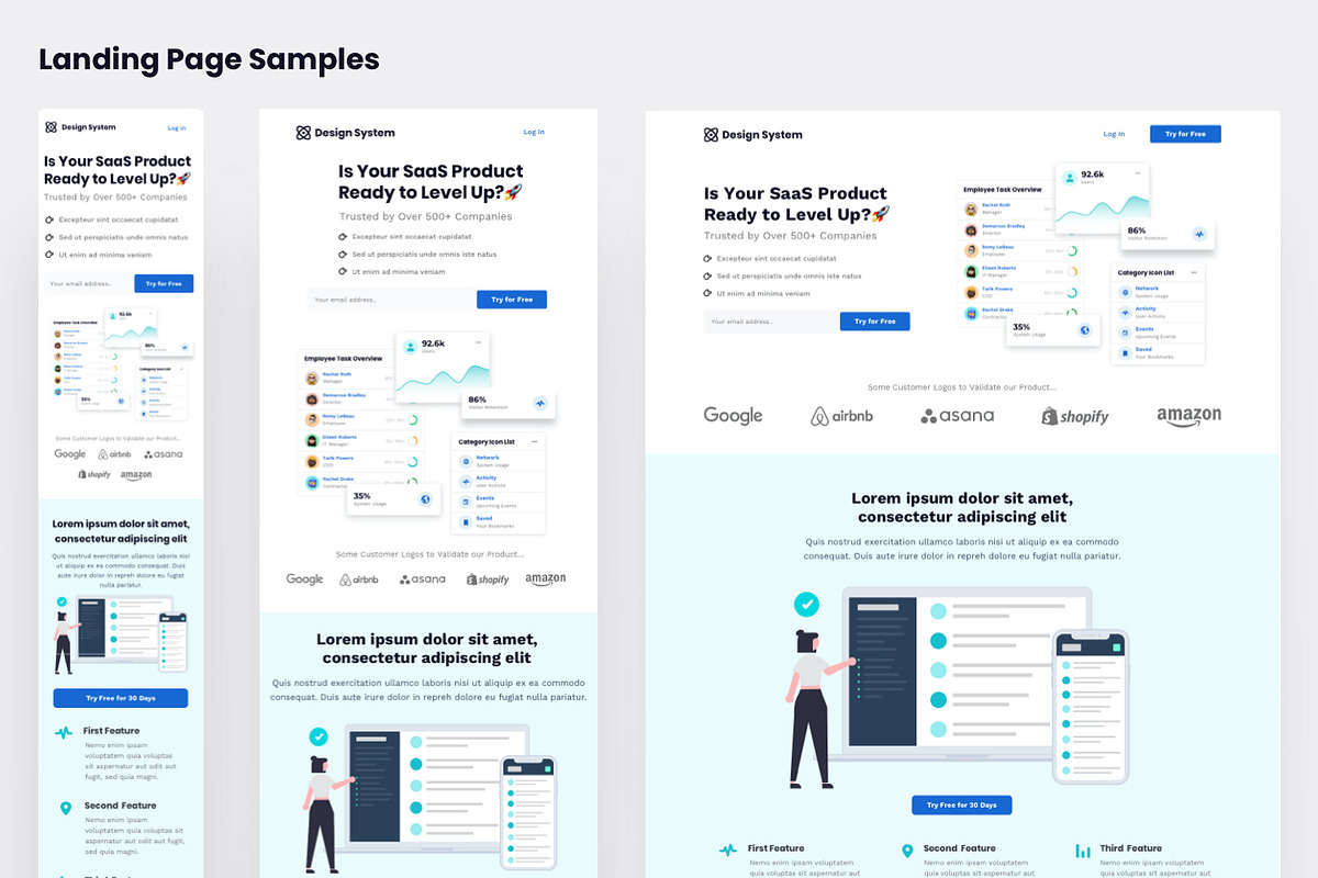 Design System Starter Kit, an UI Kit Template by Loudoun Design Co.