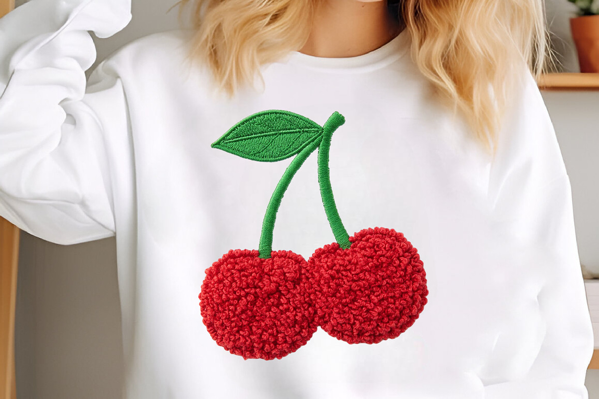 Faux Crochet Valentines Day Cherry, an Illustration by Craft Nest (Photo 5 of 5)