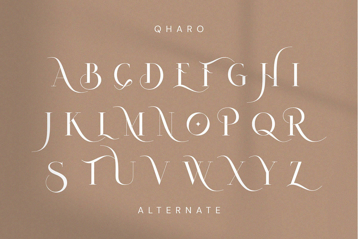 QHARO - Elegant & Luxury, a Serif Font by BOOSH Studio (Photo 12 of 14)