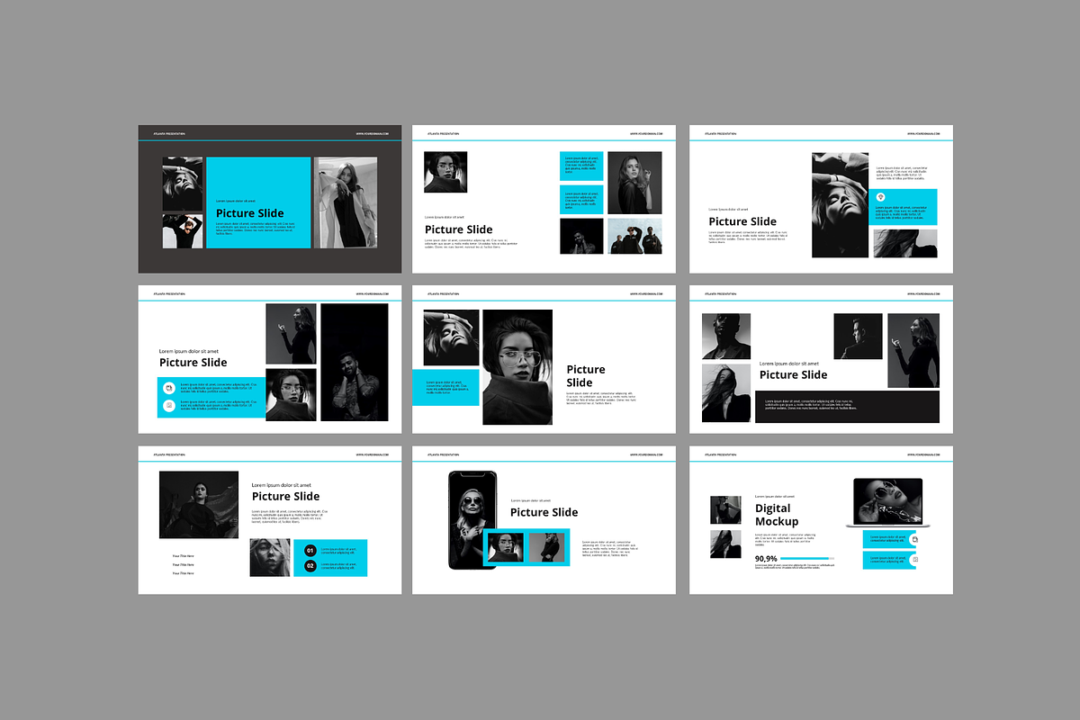Atlanta Powerpoint Template, a Presentation Template by Spesifikstd