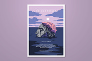 Calm Sea Hand Drawn Vector Flyer, a Flyer Template by ashenterprise (Thumbnail 1 of 2)