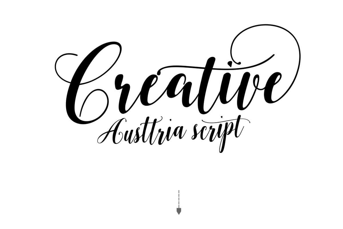 Austtria Script & Letter preview 7
