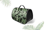 Tropical vector pattern & 12 leaves., a Pattern Graphic by Anna Smirnova (Thumbnail 4 of 5)