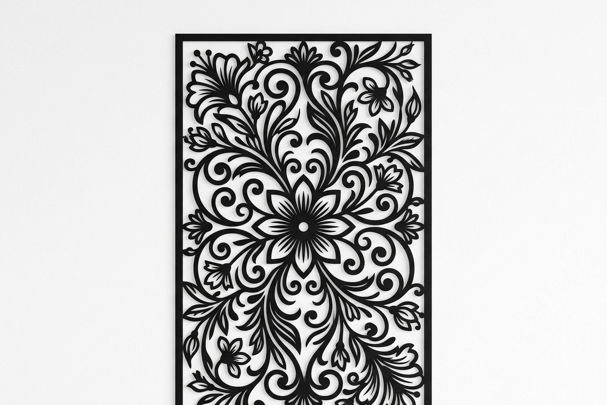 50 Elegant Floral Wall Panel, a Decorative Illustration by Amazin_art (Photo 8 of 27)