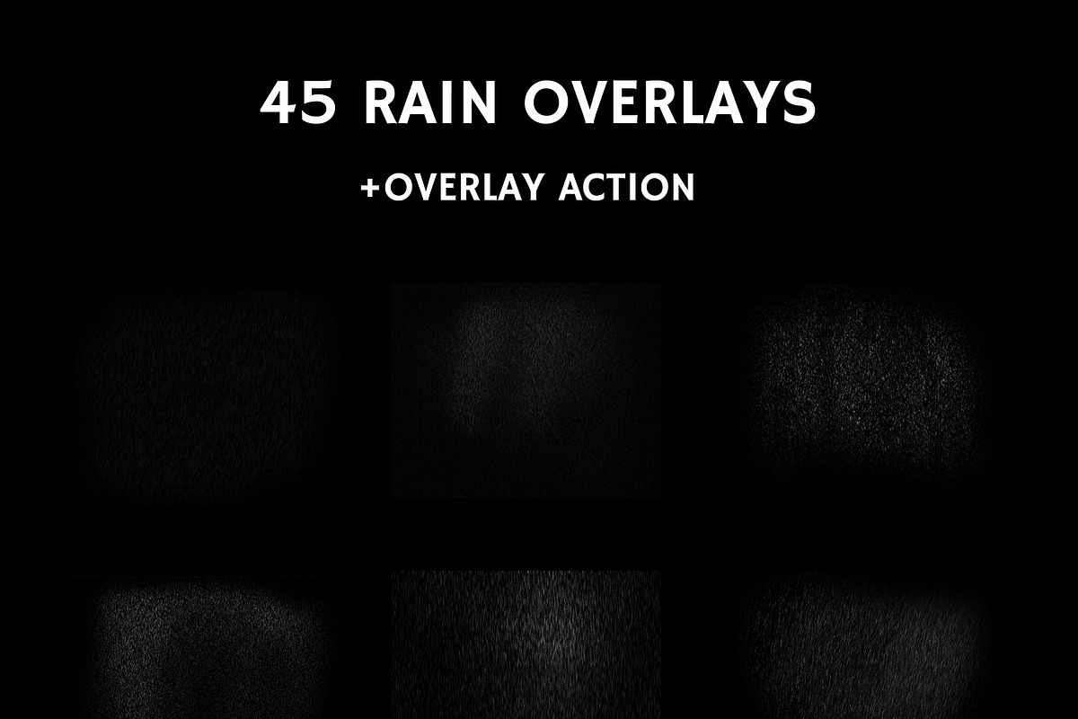 45 Rain Photo Overlays, an Action Add-On by PhotoEffects.Store (Photo 10 of 11)