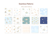 Watercolor Animal Airplane Clipart, an Animal Illustration by ElenaPlatovaArt (Thumbnail 6 of 12)
