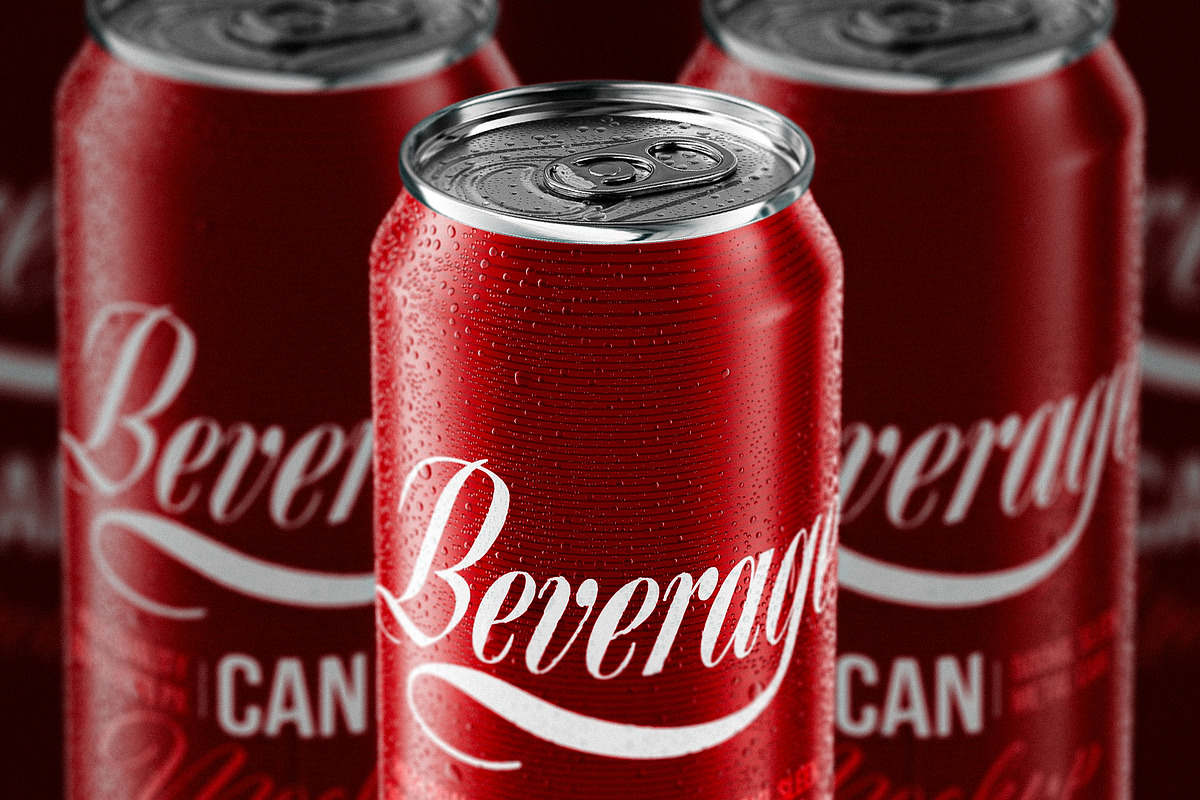 500ml Classic Can Mockup | ANIMATED, a Packaging Mockup by AY Mock-Ups (Photo 14 of 15)