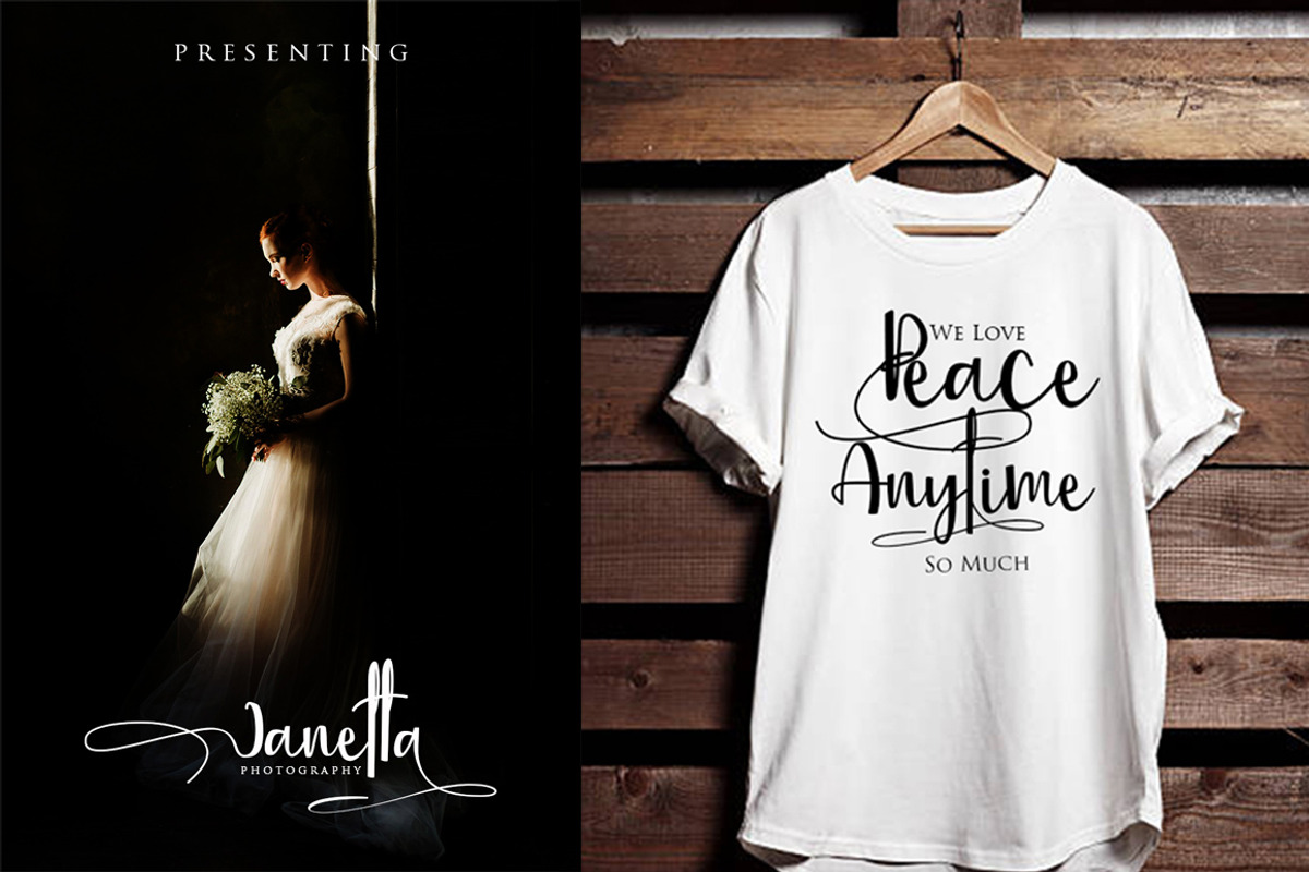 Mellisa Calligraphy Font preview 5