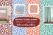 Abstract floral shapes - pattern set, a Pattern Graphic by Alenkakarabanova (Thumbnail 1 of 5)