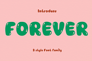 Forever display cute font, a Script Font by JJuta (Thumbnail 1 of 7)