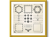 Vintage Set of Elements, a Texture Graphic by FineArtStudio (Thumbnail 2 of 3)