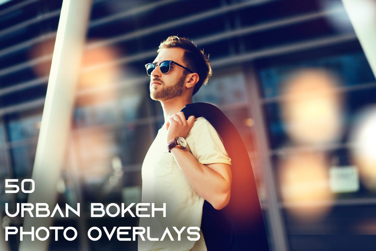 50 Urban Bokeh Photo Overlays preview 4