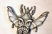 DIY Beetle Wall Art Insect Laser Cut, an Illustration by Bubert Art (Thumbnail 9 of 9)