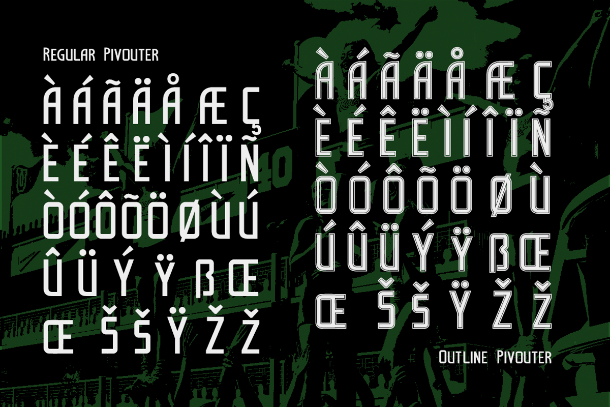 CF Pivouter - Sport Modern Sans, a Sans Serif Font by Indotype Foundry (Photo 5 of 10)