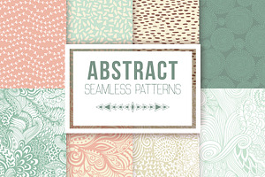 Tangled waves seamless pattern