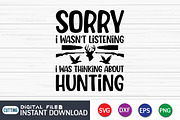Hunting T-shirt Design, an Animal Illustration by SVGCuteShop (Thumbnail 3 of 3)