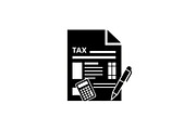 Tax Document Filing Silhouettes, a Graphic by hafijul (Thumbnail 11 of 11)