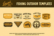 Outdoor & Fishing Vintage Badge Logo, a Branding & Logo Template by Dawaii Goods (Thumbnail 5 of 7)