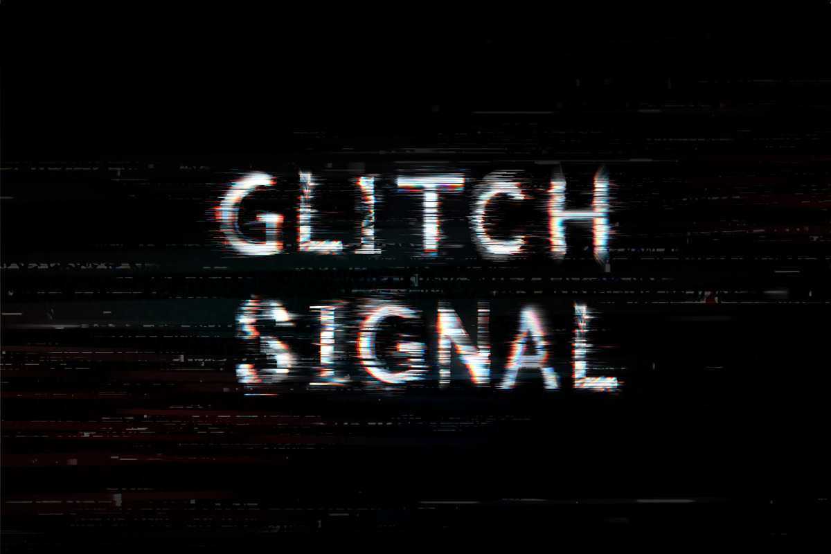 Error Data Glitch Letters Overlays, a Symbol Font by PhotoSpirit (Photo 4 of 8)