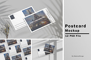 Postcard Mockup, a Print Template by mahremdesign (Thumbnail 1 of 13)