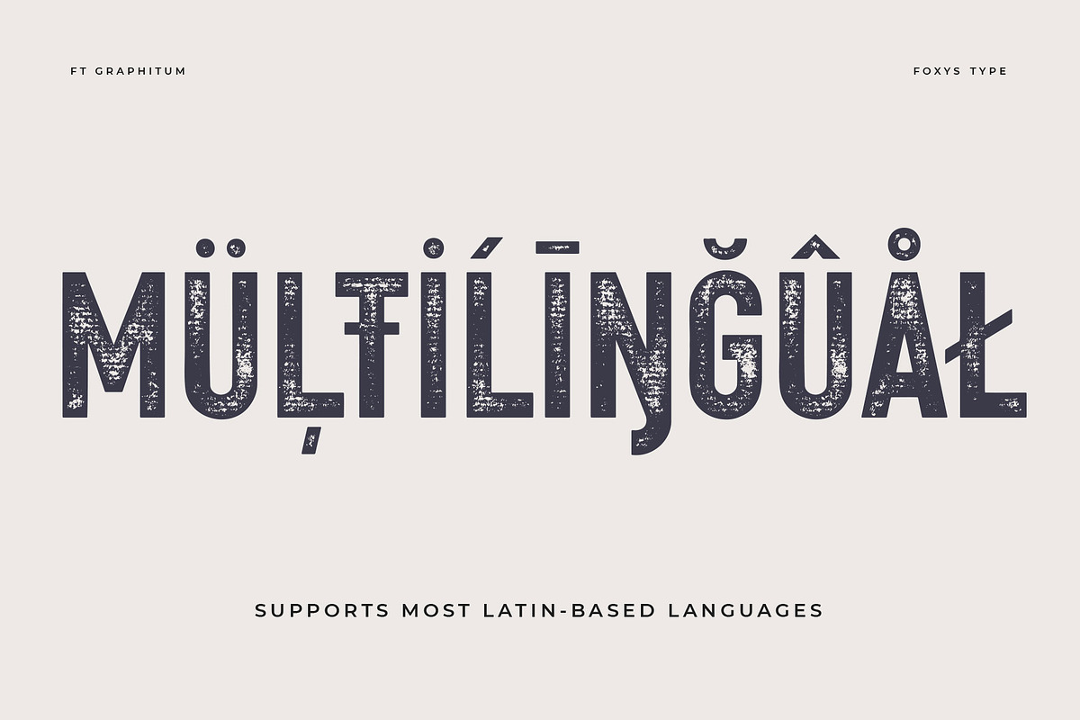 Graphitte Typeface, a Sans Serif Font by Foxys Type (Photo 7 of 11)