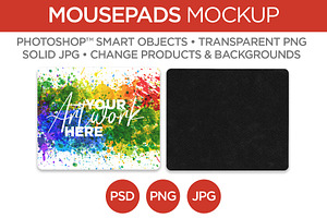 Mousepad Mockup & Template