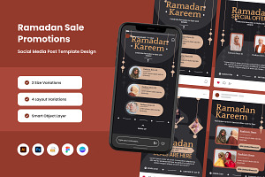 Refined Ramadan Fashion Social Post, a Social Media Template by productype1