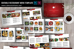 minimal restaurant Menu ID38, a Magazine Template by AIW SOLUTIONS