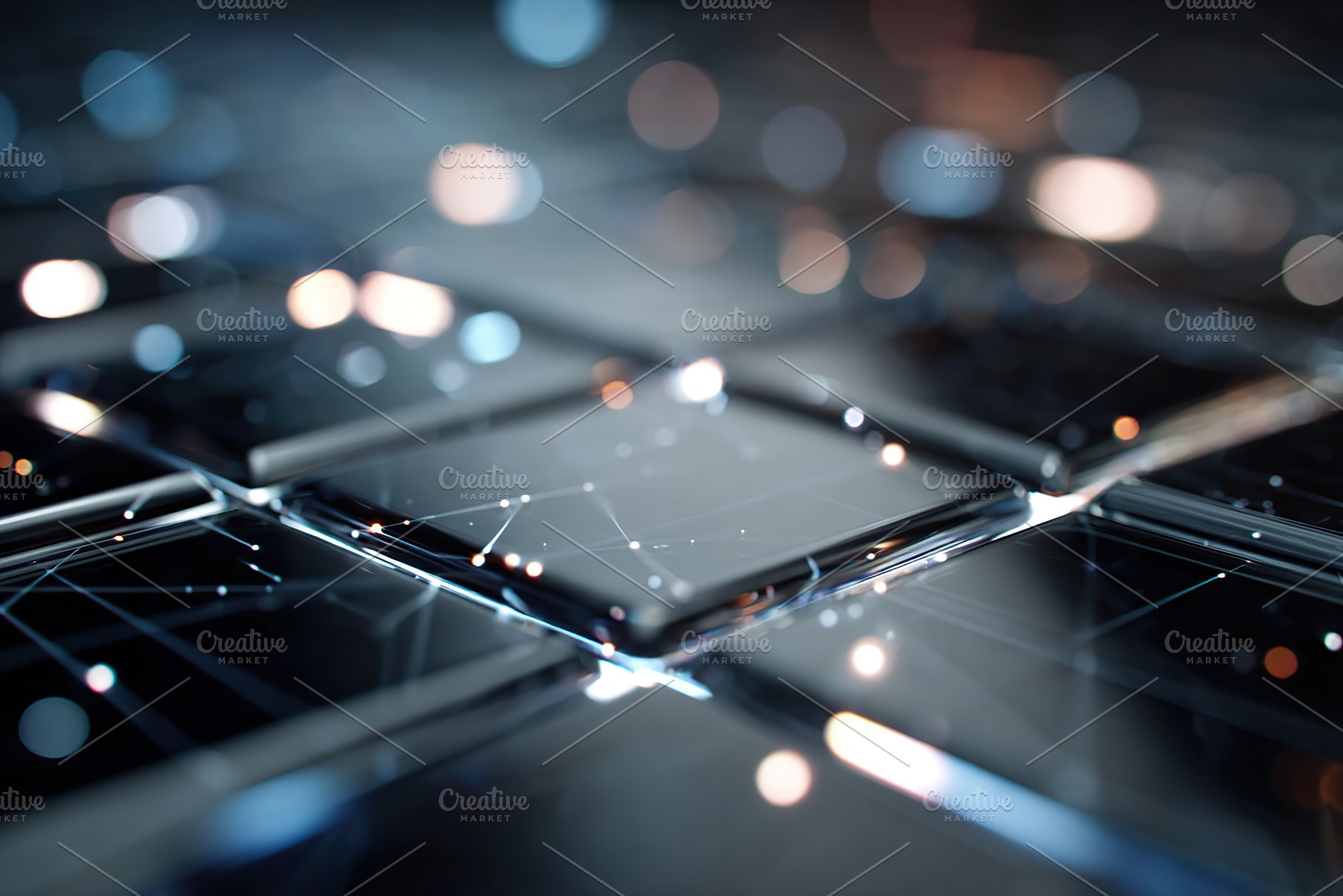 Modern abstract technology background featuring glowing lines and geometric sha, a Technology Photo by AlyaAnd