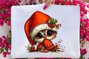 Woodland Christmas Animals Clipart, an Animal Illustration by SVGArt (Thumbnail 4 of 5)